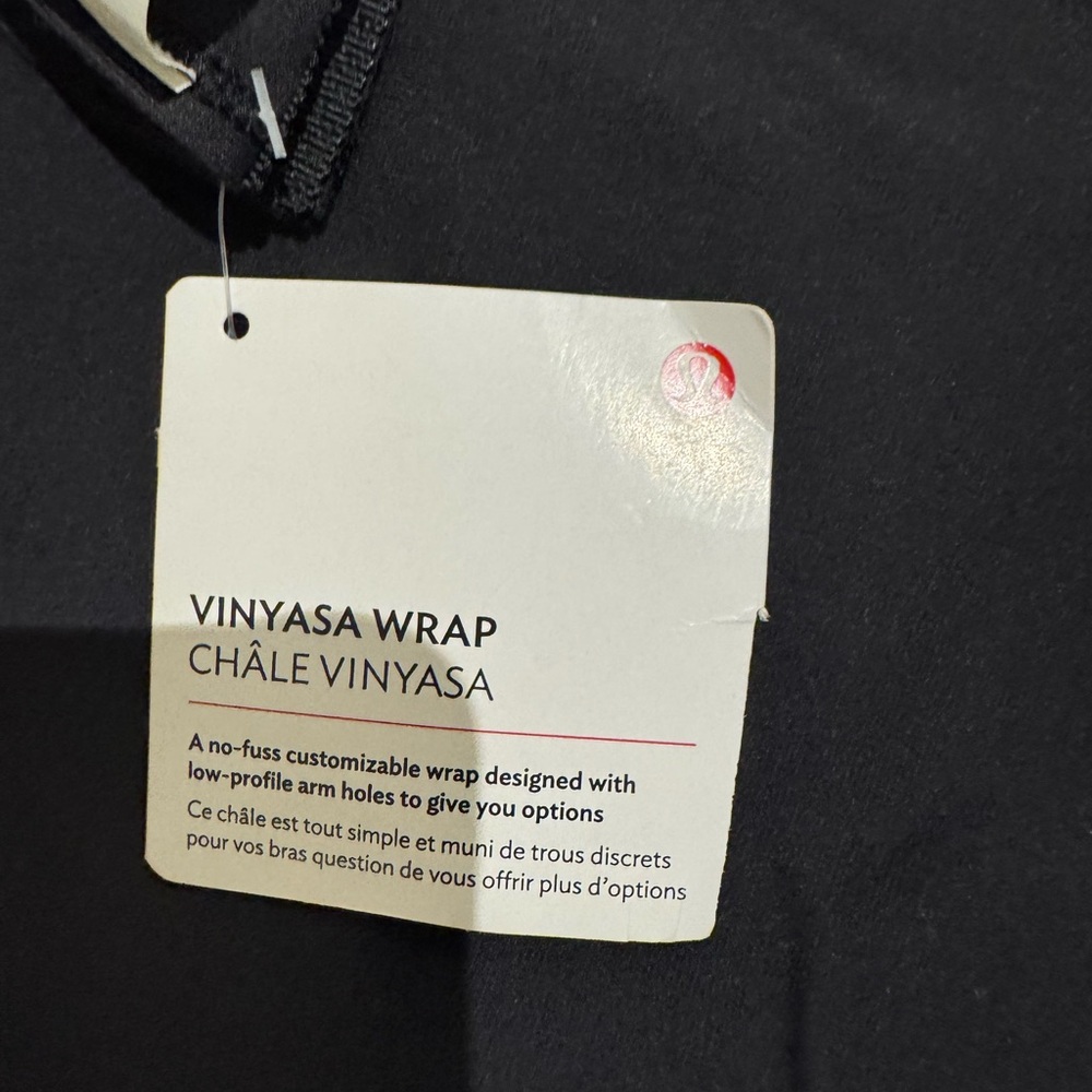 Lululemon vinyasa wrap black new - Picture 3 of 4